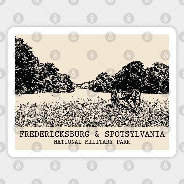 Fredericksburg and Spotsylvania National Military Park Magnet by Lakeric